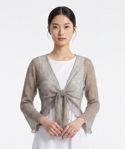 Boho chic crochet style knit - boho,