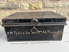 Deed Box Metal Document Box