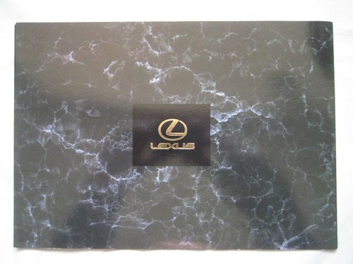 Lexus 400 fold out - fold, brochure