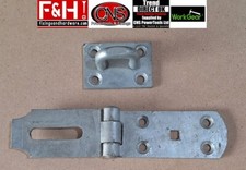 Heavy Duty Hasp & Staple Galv