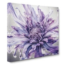 Lavender Flower Abstract Art