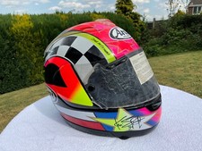 ARAI RX - 7RR3 CORSAIR HELMET KEVIN SCHWANTZ HAND SIGNED SIZE L