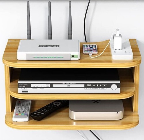 Floating wall mount media - wall,