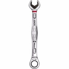 WERA 17mm JOKER Combination/Combi Open End Ratchet Ring Spanner Wrench, 073277