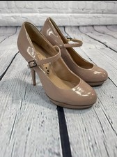 Evie blush Mary Jane platform stilleto heel shoes Womens size UK 3 