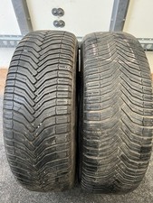 2x 225 65 17 Michelin 102V 5-5.5mm Part Worn Tyres  [2 Tyres] DOT 4620 & 3718