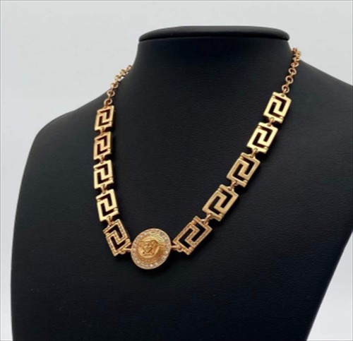 Versace necklace gold - versace,