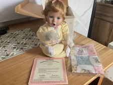 Vintage Ashton Drake Galleries Baby Porcelain Doll with Certificate Jesus Loves