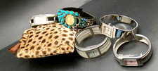 Job Lot Bundle of 5x Ladies Bangle Quartz Watches Inc ELLE, UNTESTED LOT D