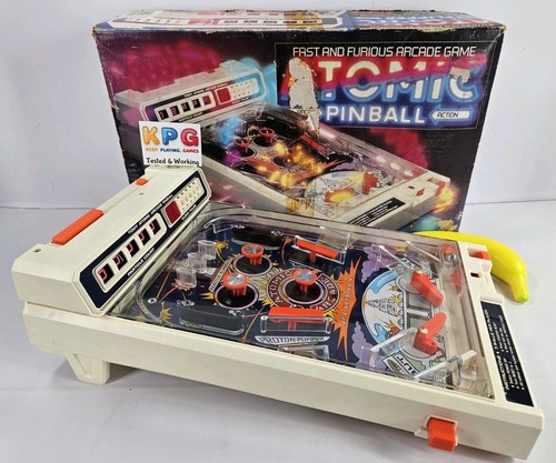 Vintage atomic pinball game - vintage,