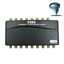 16 Way Amplifier F280 Global Communications TV Link Satellite Distribution Amp