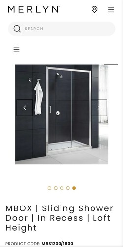Merlyn mbox sliding shower - mbox,
