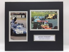 Rare jackie stewart signed - rare,