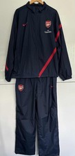 Nike Arsenal Training Tracksuit Full ZipTop XXL Bottom XL Navy