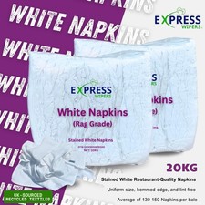 White Cleaning Rags Napkins