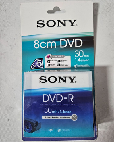 Pack sony 8cm mini dvd - pack],