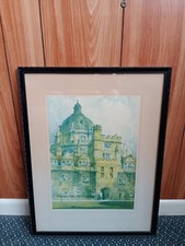 Vintage Glass Framed Coloured