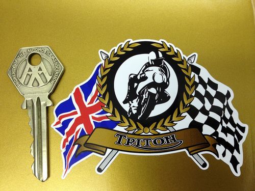 Triton flags scroll helmet - &,