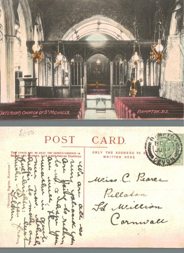 Vintage postcard interior st - vintage,