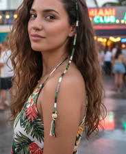 Soft thin dreads clip hair - thin,