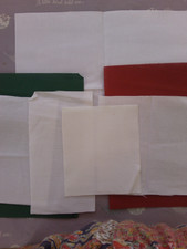 7 oddments of 14 count Aida