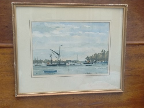 Thames barge pin - at,