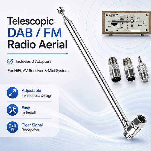 Telescopic dab radio - dab,