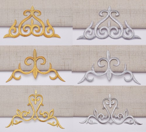 Embroidery iron sew patch - on,