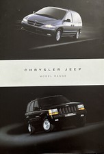 Chrysler Jeep UK Range Brochure 1996 Voyager Neon Grand Cherokee Viper Prowler