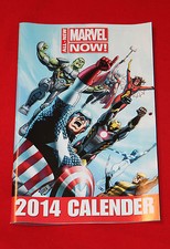 ALL NEW MARVEL NOW 2014 CALENDAR AVENGERS SPIDER MAN IRON MAN SILVER SURFER 1
