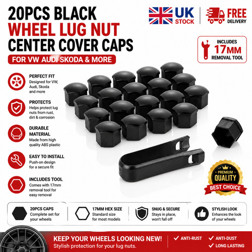 20pcs black wheel - wheel, lug