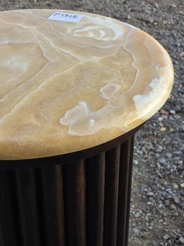 Jupitar onyx fluted pedestal - jupitar,