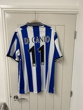 Retro Remake 90s Sheffield Wednesday Shirt With Di Canio And His Number 11 Shirt