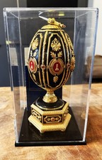 House Of Faberge Franklin Mint Imperial Jewelled Egg Chess Set 31/32 with Case