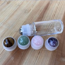 Glass roll on - roll, bottles