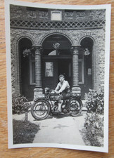 Old Photo Vintage Motorcycle