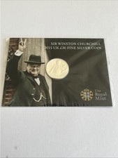 2015 CHURCHILL £20 - BU - TWENTY POUNDS FINE SILVER COIN - UK COIN PACK