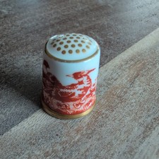THIMBLE COLLECTORS CLUB, RED