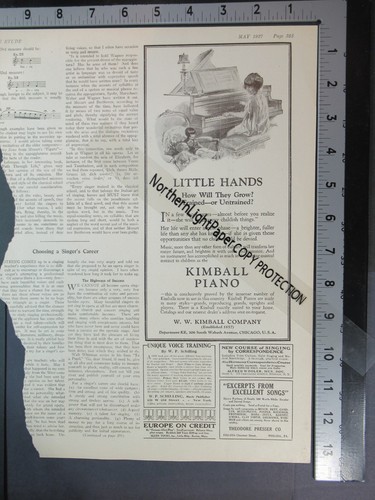 May 1927 big kimball piano - may,