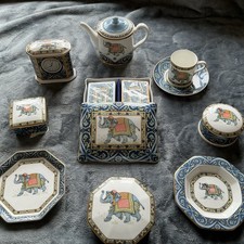 NINE Wedgewood Blue Elephant