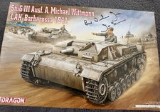 Dragon  1/35 Stug III A, Michael Wittmann Barbarossa 1941. Signed by Joe Ekins 