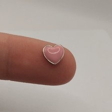Genuine Pandora  Mini Petite Floating Locket Pink Heart  S925 ALE #2826B
