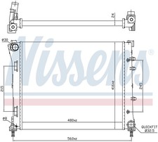 Ford radiator 9 1 4 - ford, (0.9/1.4