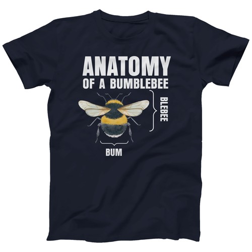 Anatomy bumblebee t shirt - of,