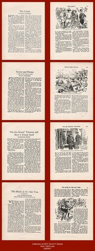 Collection boy scout - collection, x4
