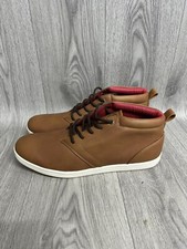 Men’s Lee Cooper Finch Brown Leather Chukka Boots Size UK 10 Brand New