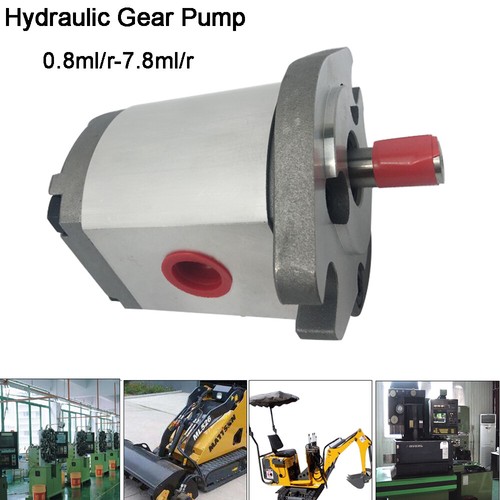 Single acting hydraulic - acting, gear
