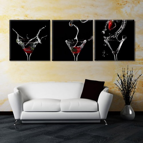 Glass art splash ready hang - ready, to