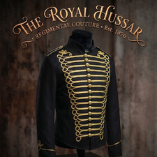 Men steampunk hussar jacket - hussar,