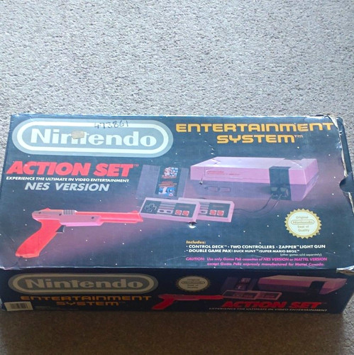 Nintendo nes action set - nes,